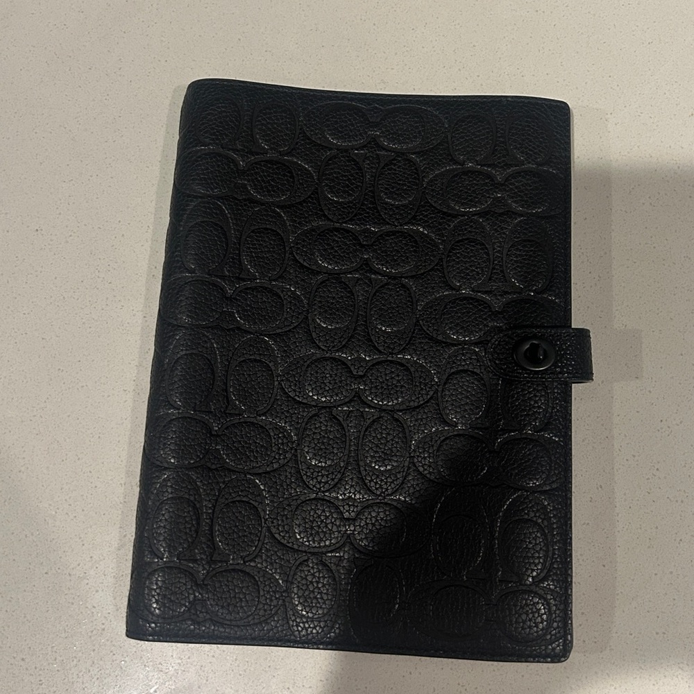 Coach Embossed Notebook Cover